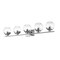 Z-Lite Osono 5 Light Vanity, Chrome & Clear 1924-5V-CH-LED - alternate 2